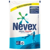 JABON PARA LAVARROPAS LIQUIDO NEVEX ECOLAVADO 800 ML