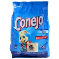 JABON PARA LAVARROPAS POLVO CONEJO FRESH 400 GR