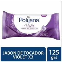 JABON DE TOCADOR POLYANA X 3 VIOLET