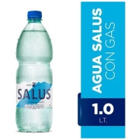 AGUA SALUS CON GAS 1L