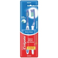 CEPILLO DENTAL COLGATE EXTRA CLEAN MEDIANO X2