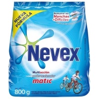 JABON PARA LAVARROPAS POLVO NEVEX MATIC ECOLAVADO 800 GR
