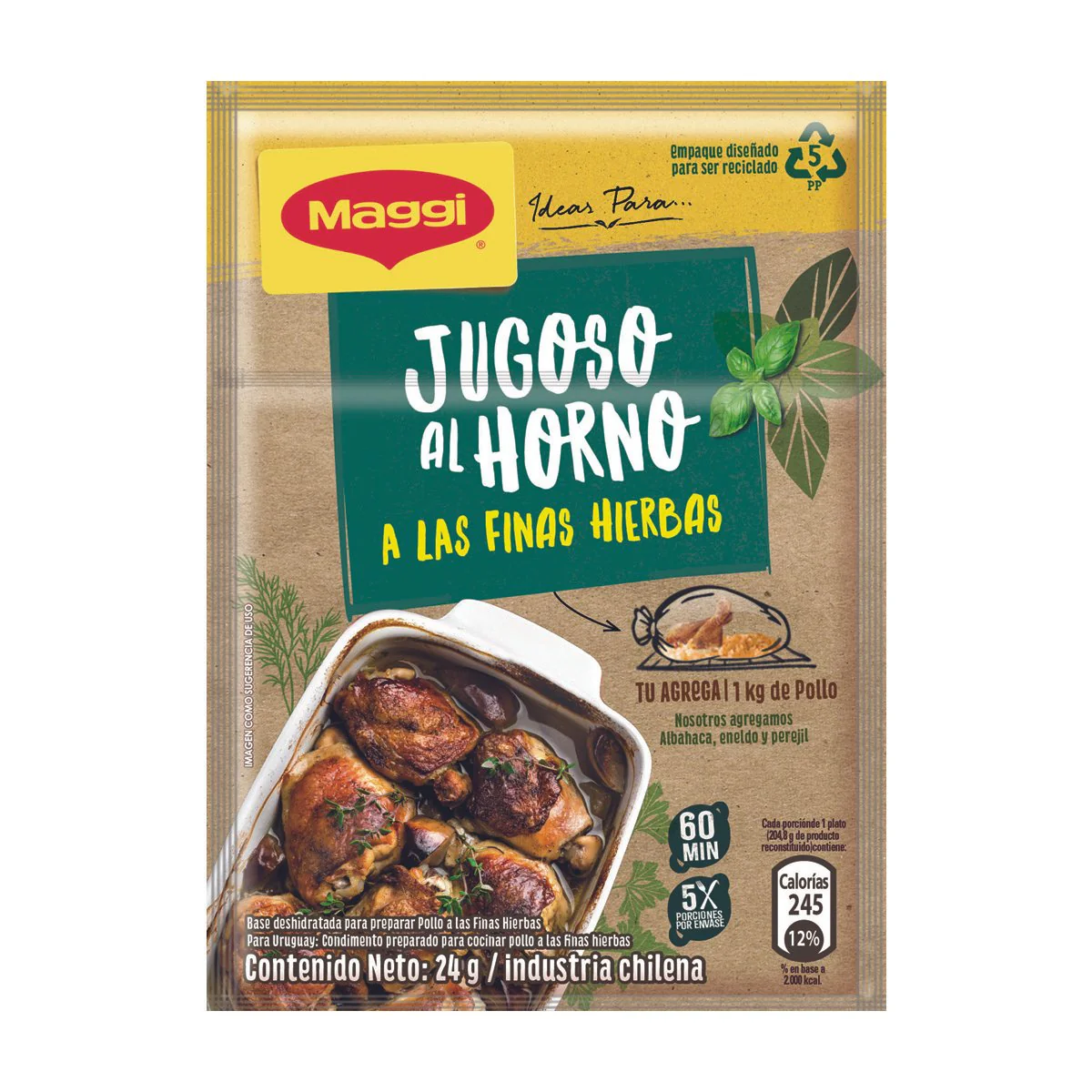 BOLSA PARA HORNO MAGGI FINAS HIERBAS